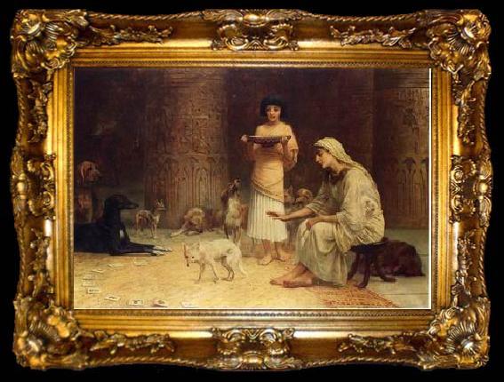 framed  unknow artist Arab or Arabic people and life. Orientalism oil paintings  412, ta009-2
